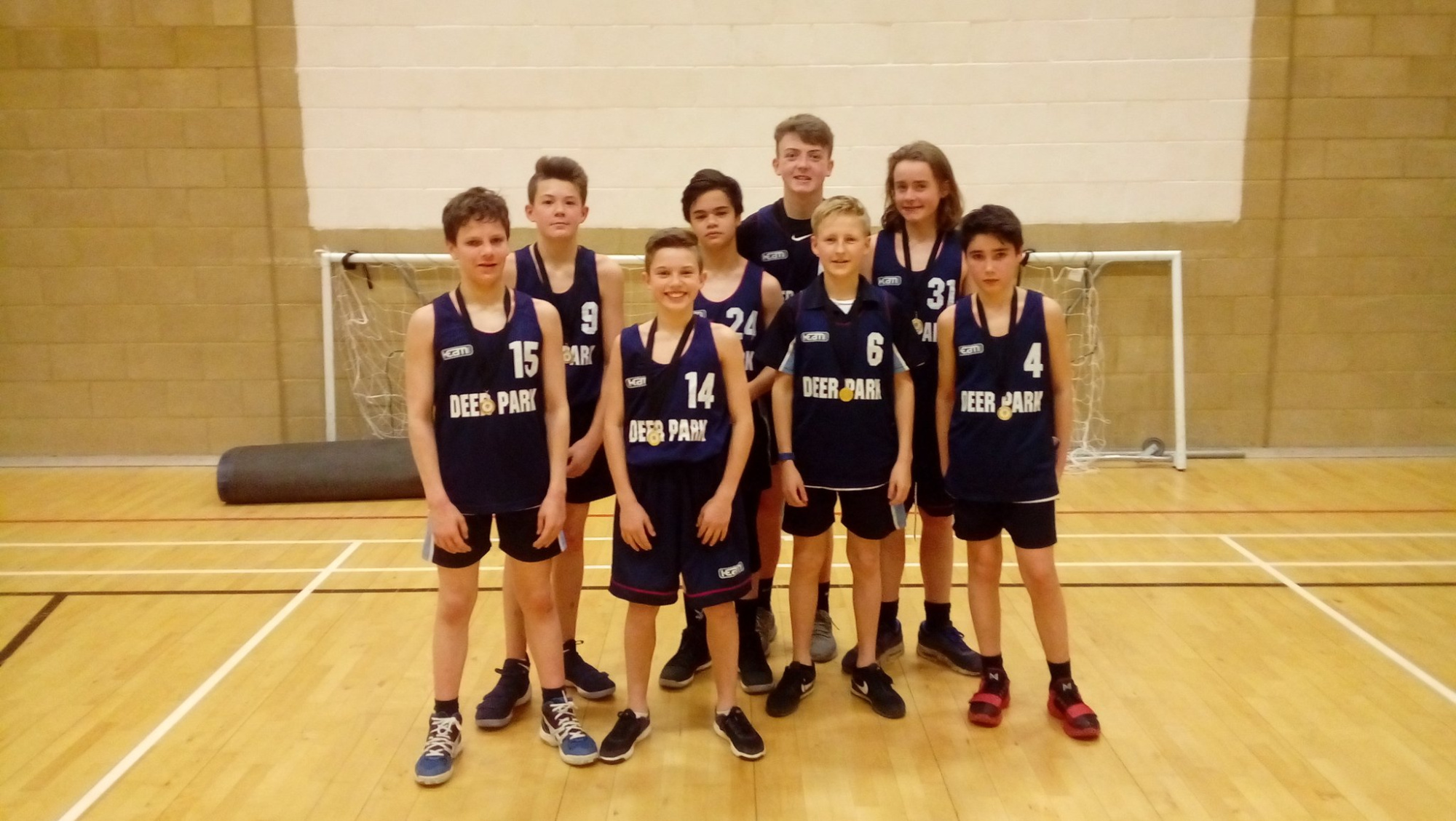 Y8 Basketball District Champions January 2018