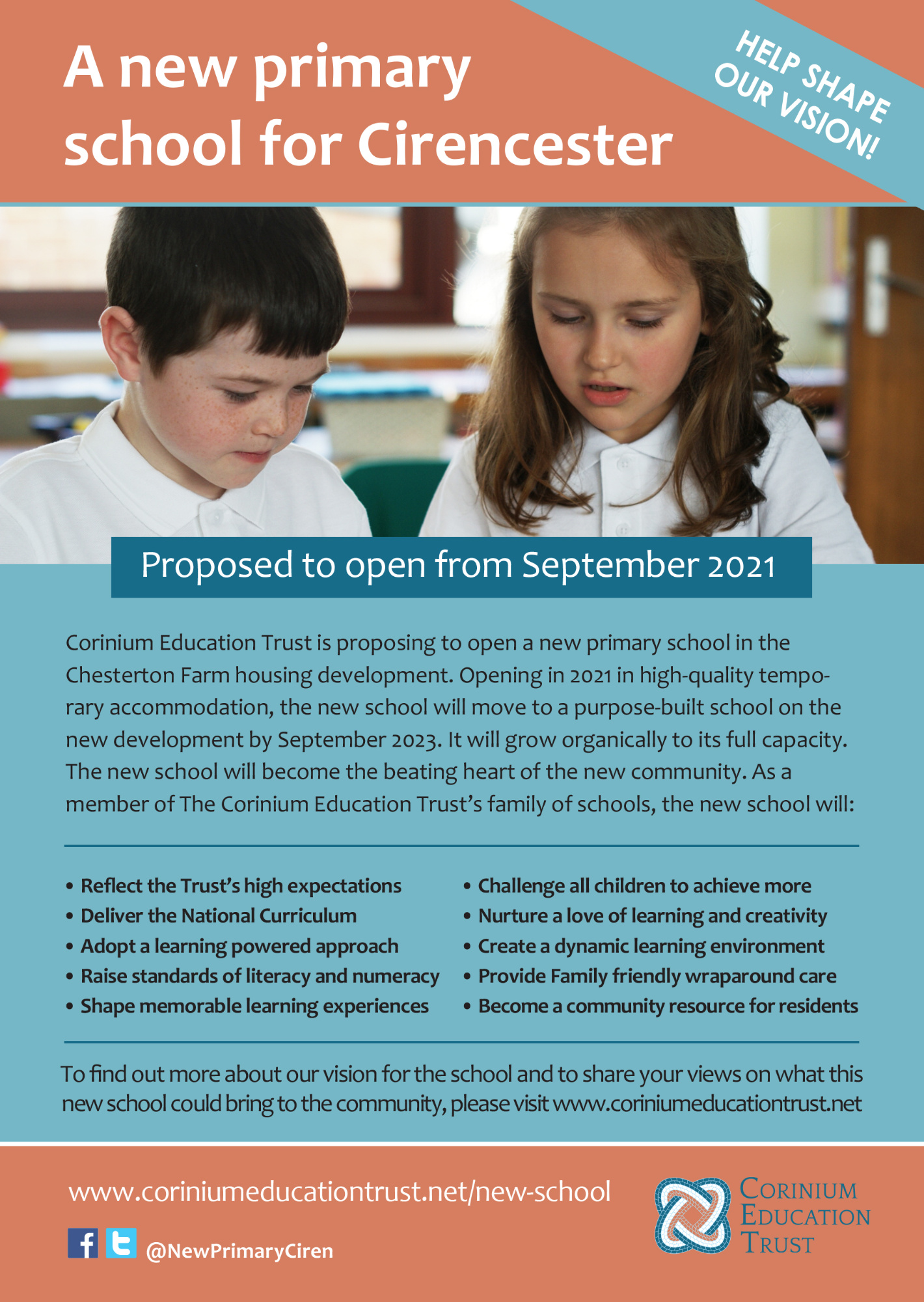 corinium education trust proposed primary school april 2019