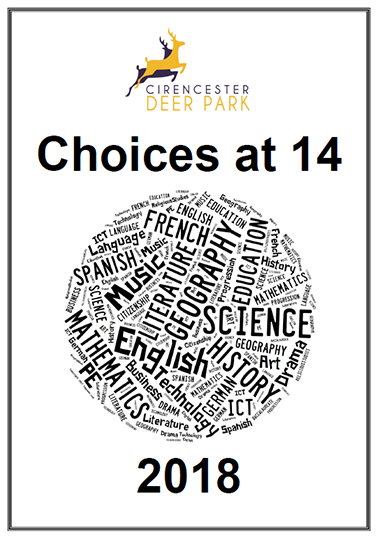  Year 9 Key Stage 4 Curriculum Guide 2018 'Choices at 14'