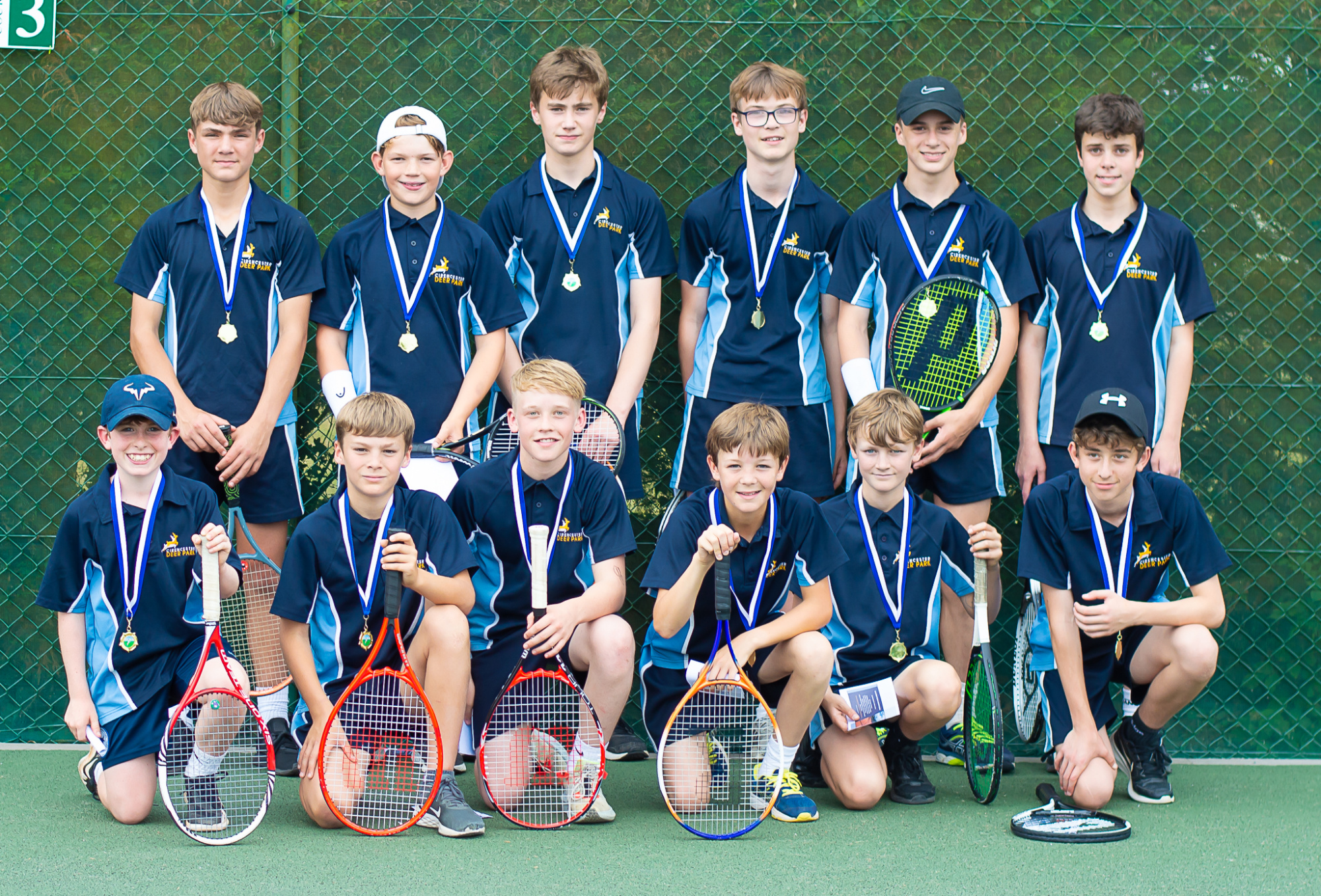 U13 Boys Tennis District Winners