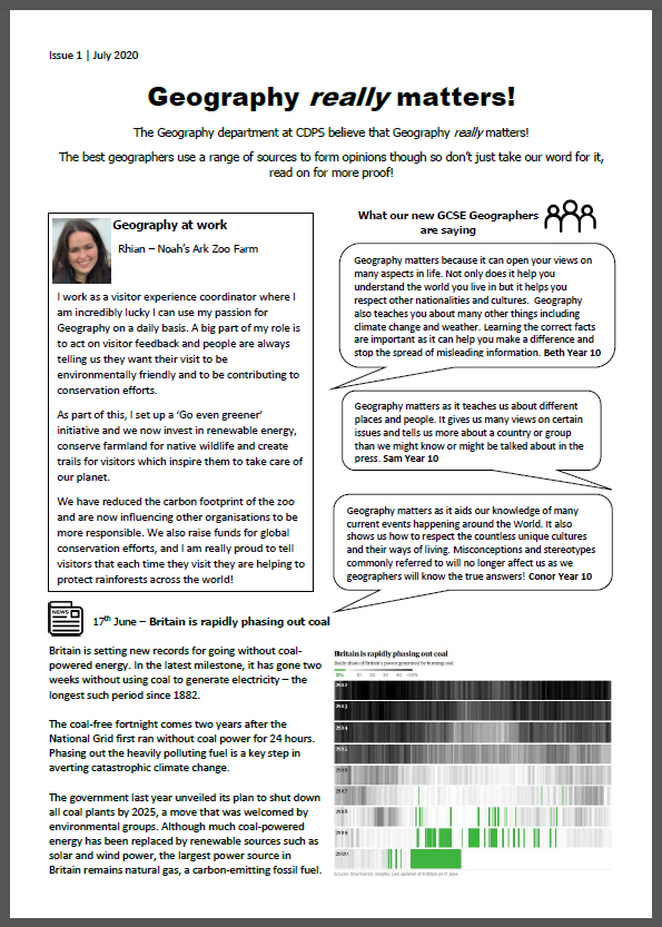 geography newsletter 01