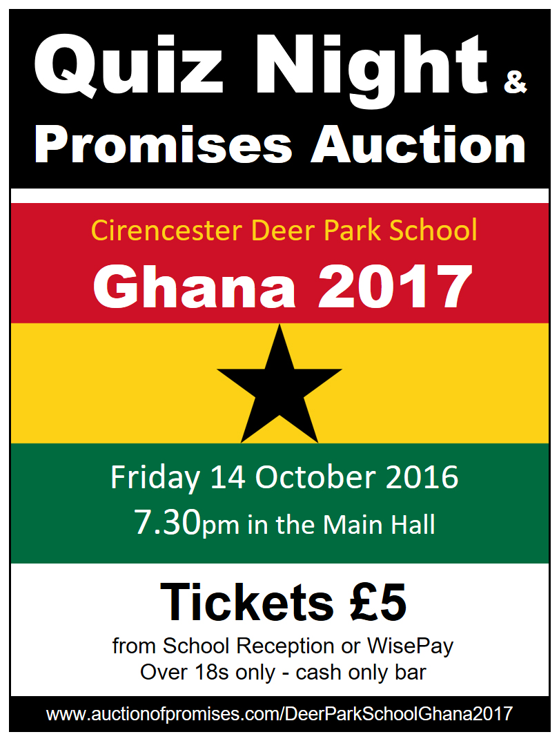 Quiz Night and Promises Auction Ghana 2017