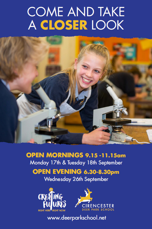take a closer look - open mornings and open evening